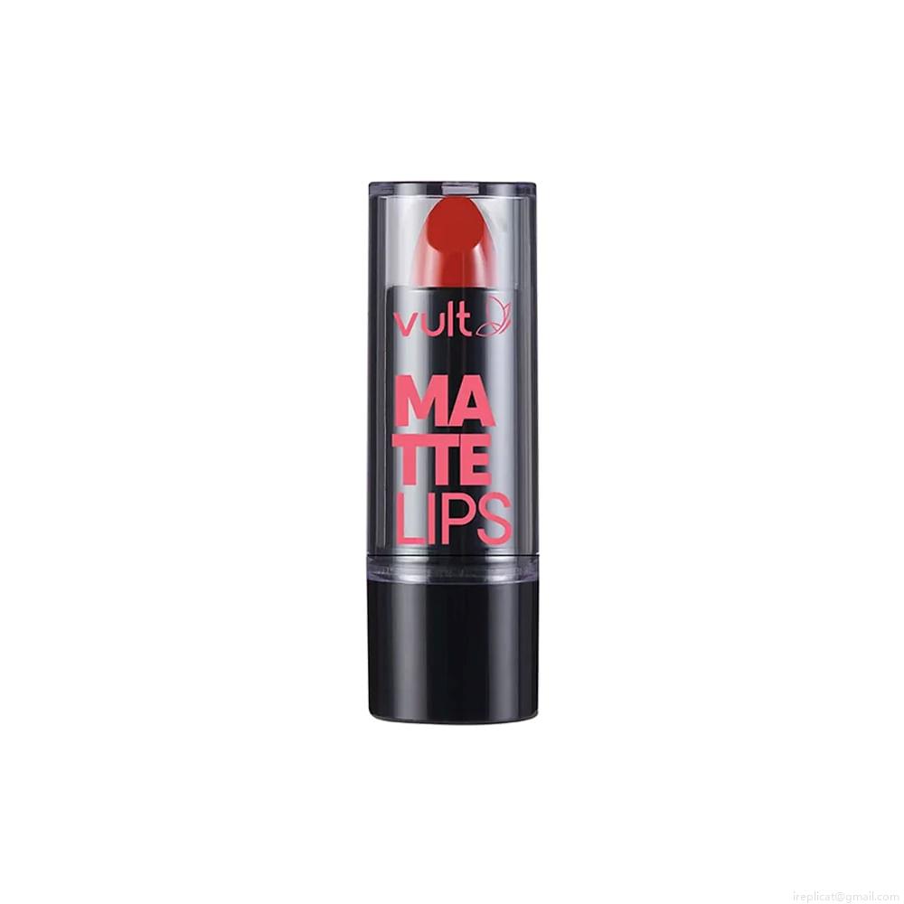 Batom Cremoso Matte Vult Hidra Lips 12 Vermelho Carmim 3,8 g